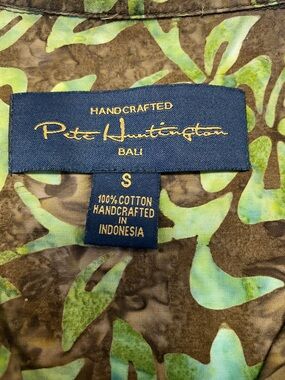 Handcrafted PETE HUNTINGTON BATIK SHIRT